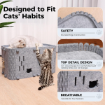 Cat Bed Manufacturer - Factory Price Eco-Friendly Cave