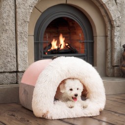 Pet Bed Manufacturer - Solid Corduroy Animal Print Design