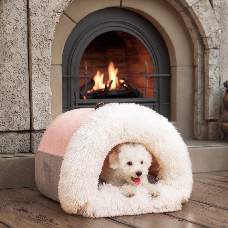 Pet Bed Manufacturer - Solid Corduroy Animal Print Design