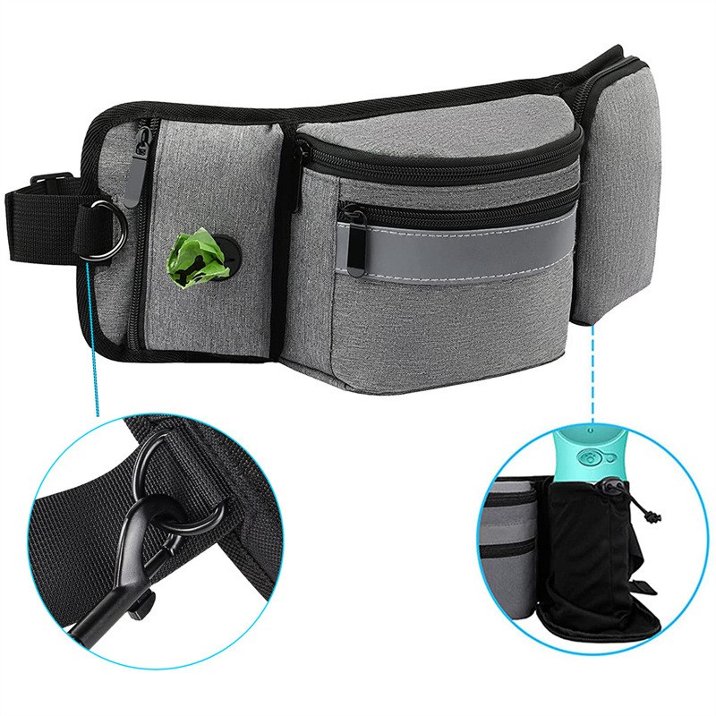 Dog Waist Bag Supplier - Free Hands Waterproof Outer Going