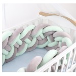 Baby Pillow Cushion Supplier - Plush Velvet Knotted Braided