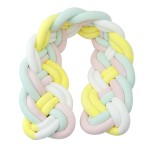 Baby Pillow Cushion Supplier - Plush Velvet Knotted Braided