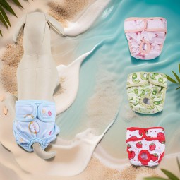 Female Dog Diapers Manufacturer - Bulk Cute Pattern Printing