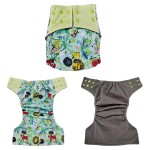 Cloth Diaper Supplier - Washable Bamboo Charcoal Contrasty