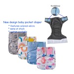 Pocket Diaper Supplier - Washable Colored Hook Loop
