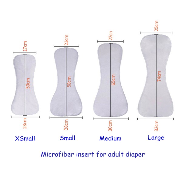 Microfiber Insert Manufacturer - 4 Layers Thick Rectangular