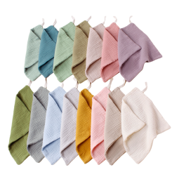 Muslin Washcloth Supplier - Premium Cotton Multicolor