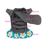 AIO Diaper Factory - Absorbent Reusable Bamboo Gusset