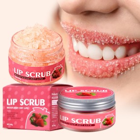 Lip Scrub Supplier - Customized Logo Natural Sugar Private Label Softening