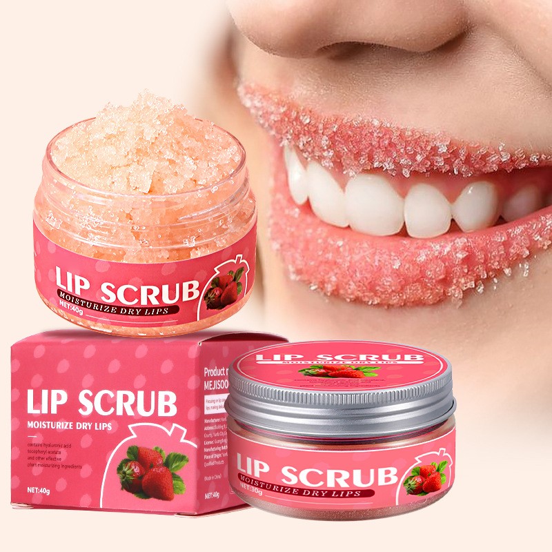Lip Scrub Supplier - Customized Logo Natural Sugar Private Label Softening
