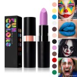 Halloween Lipstick Factory - 12 Color Dark Matte Lip Gloss Cream