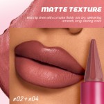 Matte Lipstick Supplier - Two-in-one Lip Liner 6 Color Long Lasting