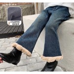 Baby Pants Factory - Printed Bell-Bottoms Knitted