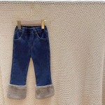 Winter Pants Manufacturer - Girls Knitted Bell Bottom
