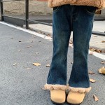 Baby Pants Factory - Printed Bell-Bottoms Knitted