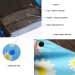 Sanitary Pad Supplier - Charcoal Bamboo Washable