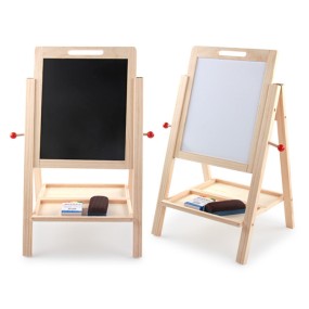 Drawing Board Supplier - Double-Sided Wooden Whiteboard