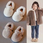 Winter Shoes Supplier - Synthetic Plush Slip-On
