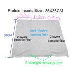 Prefold Insert Supplier - Organic Bamboo Terry Trifold