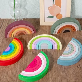 Building Blocks Factory - DIY Rainbow Stacking Set