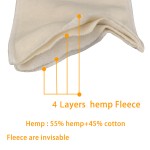 Diaper Insert Factory - Hemp 4-Layer Fitted