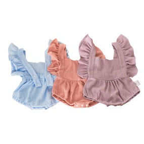 Cotton Jumpsuit Supplier - 100% Organic Muslin Winter Pajama