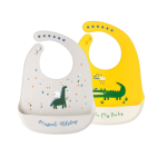 Baby Bib Supplier - Custom Material PU Adjustable Silicone