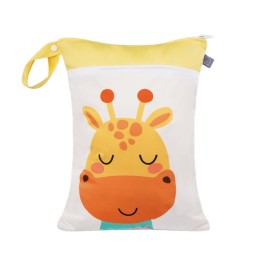 Diaper Wet Bags Supplier - Waterproof 30x40cm Double Pocket