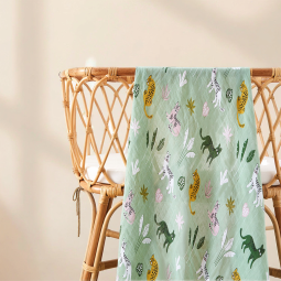 Muslin Swaddle Blankets Manufacturer - Gender Neutral Checkered