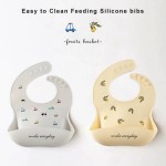 Baby Bib Supplier - Custom Material PU Adjustable Silicone