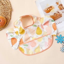 Baby Bib Supplier - Sleeveless Hook Loop Adjustable Size