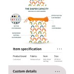 Diaper Wet Bags Supplier - Waterproof 30x40cm Double Pocket