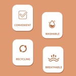 Bamboo Insert Supplier - 5 Layers Charcoal Reusable