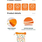 Diaper Wet Bags Supplier - Waterproof 30x40cm Double Pocket