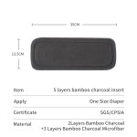 Bamboo Insert Supplier - 5 Layers Charcoal Reusable
