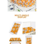 Crib Sheets Manufacturer - Printable Cartoon Muslin Cotton