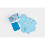 Sanitary Pads Supplier - New Arrival Super Blue Cotton Cloth Set