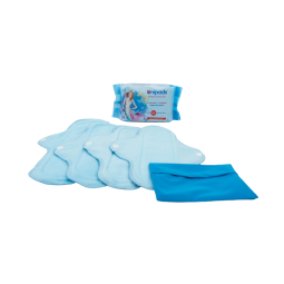 Sanitary Pads Supplier - OEM Customized Blue Cloth Napkin