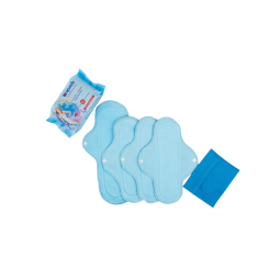 Sanitary Set Factory - High Quality Blue Winged Super Absorbent