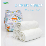 Cloth Diaper Inserts Factory - 3 Layer Microfiber Reusable
