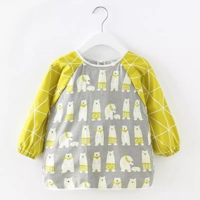 Baby Bibs Factory - Long Sleeves Eco Friendly PU Pocket