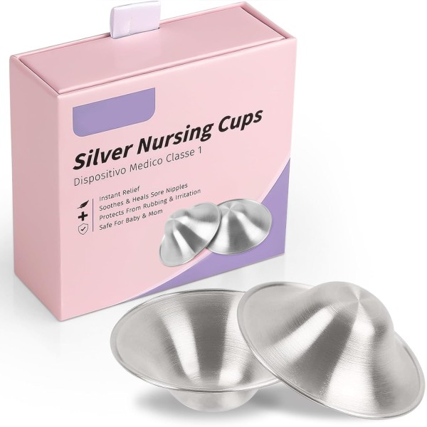 Silver Nursing Cups Factory - New Standard Size Protecting