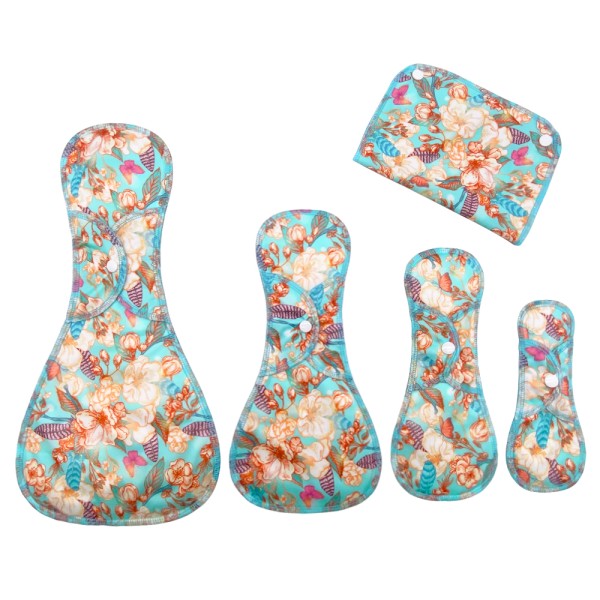 Panty Liner Factory - Reusable Waterproof Bamboo Charcoal Set