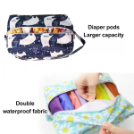 Baby Diaper Bag Factory - Printed Waterproof Wet Dry Travel