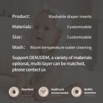 Adult Diaper Insert Factory - Washable 4 Layer Microfiber Reusable