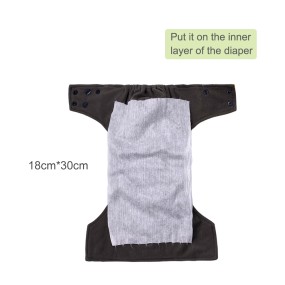 Cloth Diaper Liners Factory - Biodegradable Bamboo Fiber Non-woven