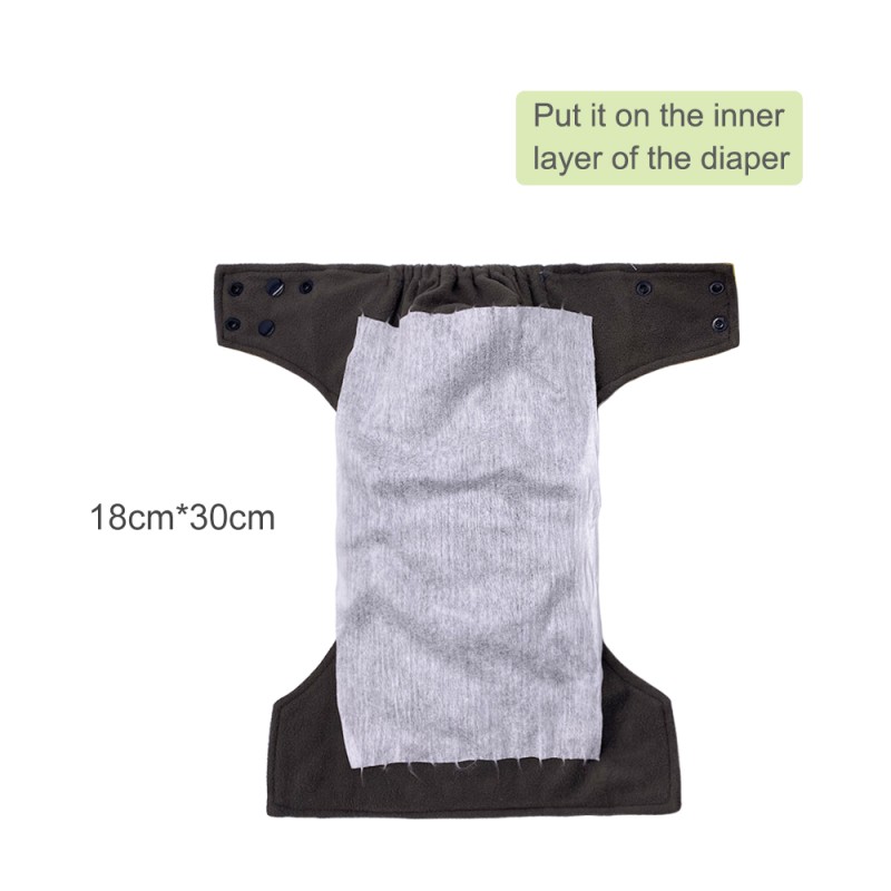 Cloth Diaper Liners Factory - Biodegradable Bamboo Fiber Non-woven