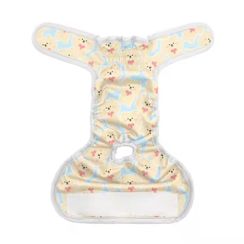 Male Diaper Supplier - Reusable Waterproof Printed Pul Washable