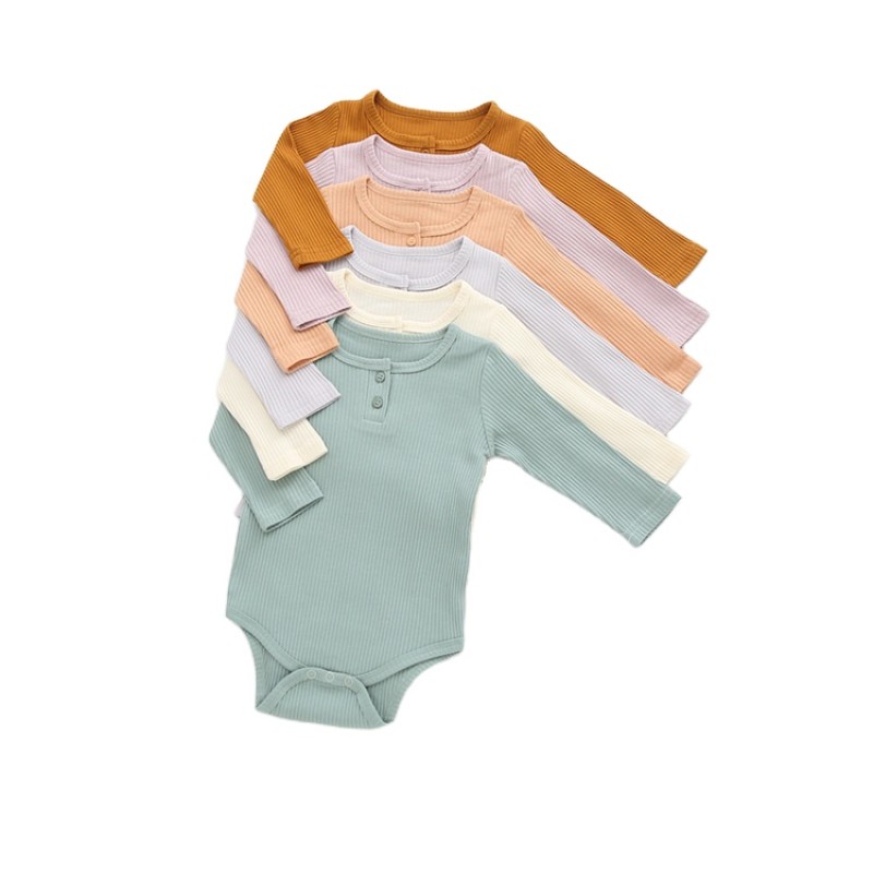 Romper Set Manufacturer - Wholesale Pure Color Long Sleeve