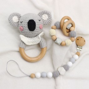 Baby Rattle Factory - Soft Infant Plush Hanging Teether Toy